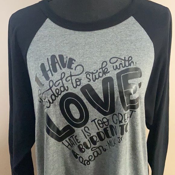 MLK Jr Raglan Tee - Picture 3 of 12
